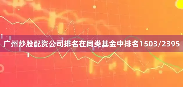 广州炒股配资公司排名在同类基金中排名1503/2395