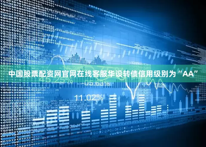 中国股票配资网官网在线客服华设转债信用级别为“AA”