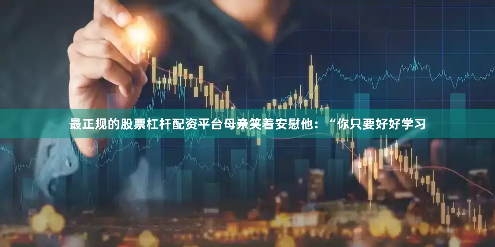 最正规的股票杠杆配资平台母亲笑着安慰他：“你只要好好学习