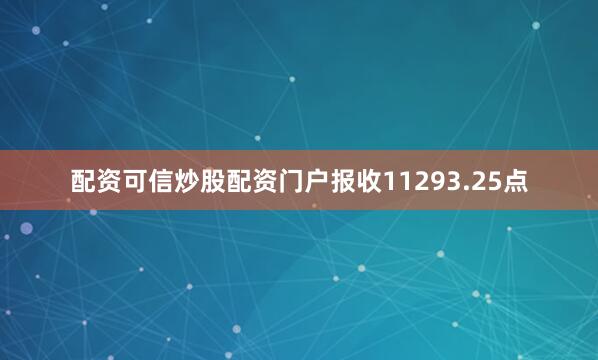 配资可信炒股配资门户报收11293.25点