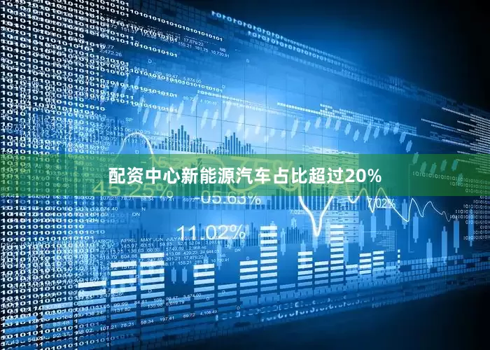 配资中心新能源汽车占比超过20%